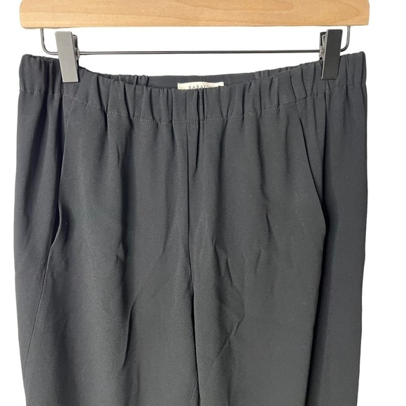 Aritzia Babaton Dexter Pant Jogger Slim Fit Black Size Medium Style 53467 - Picture 5 of 11